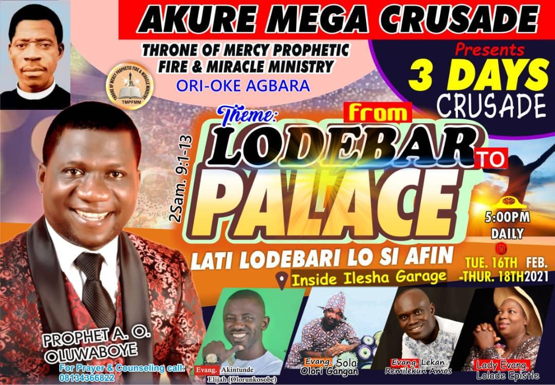 Invitation: The Three Days Crusade In Akure That Will Change Your Story