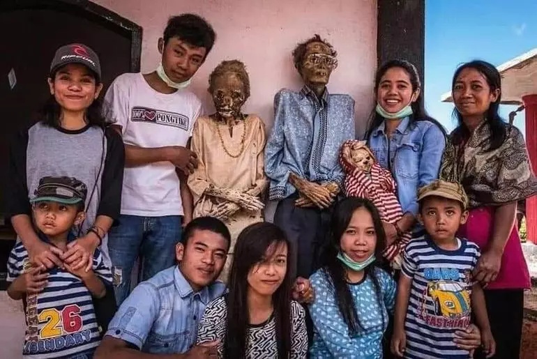 Meet Indonesia Tribe where the dead are dug out of graves for food, new clothes by loved ones