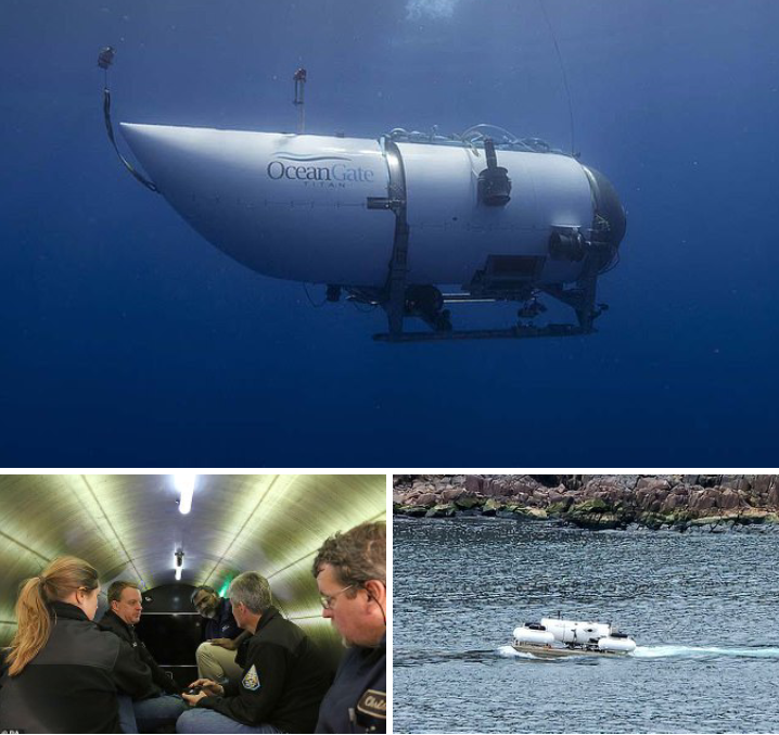 Billionaire Tourists in search of Titanic wreckage go missing under Atlantic Ocean