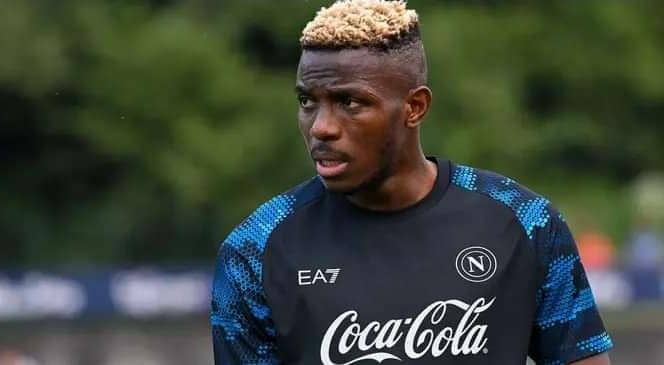 Napoli strip Osimhen of no.9 shirt, hand it to Lukaku