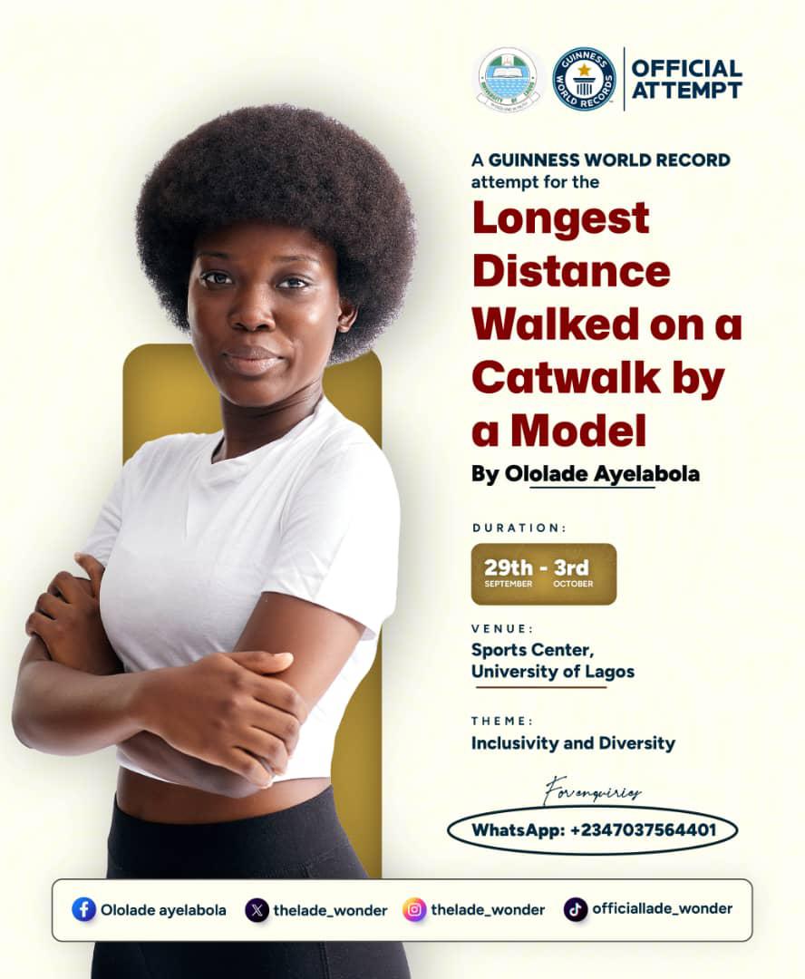 Beyond Catwalk: Ololade Ayelabola’s Journey to Break Stereotypes and World Record