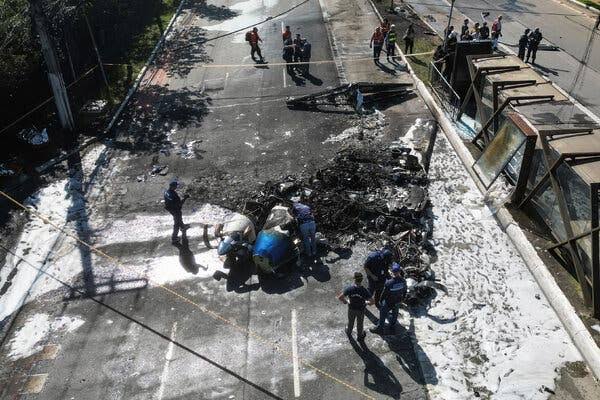 Plane Crashes In Brazil kills Two, Injures Six
