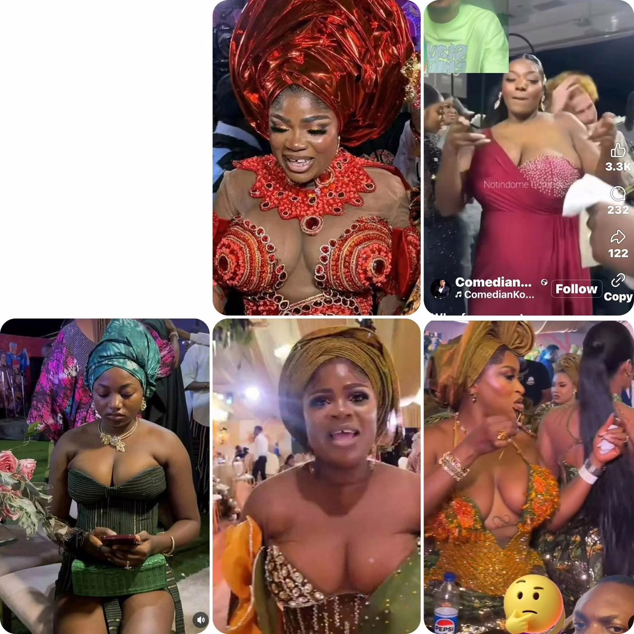 Naked Fashion Craze Hits Nigerian Events