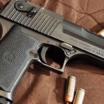 The-powerful-.50-caliber-Desert-Eagle-and-several-.50-caliber-bullets-