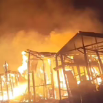 Fire Ravages Ogun Free Trade Zone, Destroys Nearby Houses Gombe-fire-outbreak